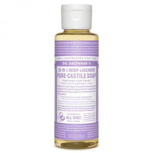 Dr Bronners 18-in-1 Pure Castile Soap - Lavender - 473ml bottle