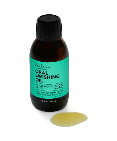 black chicken remedies oral swishing oil