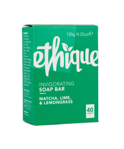 Ethique Invigorating Matcha, Lime & Lemongrass Soap Bar