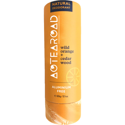 Aotearoad Natural Deodorant Sensitive - Wild Orange & Cedarwood