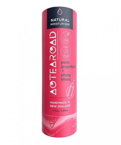 Aotearoad Natural Body Moisturiser Stick - Pink Grapefruit + Ylang Ylang