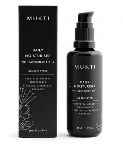 Mukti Organics Daily Moisturiser with Sunscreen