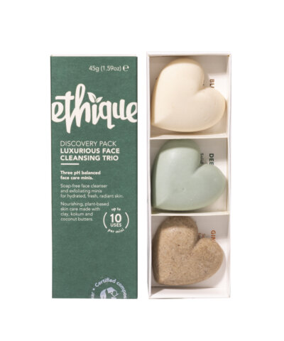Ethique Luxurious Face Cleansing Trio Discovery Sample Pack