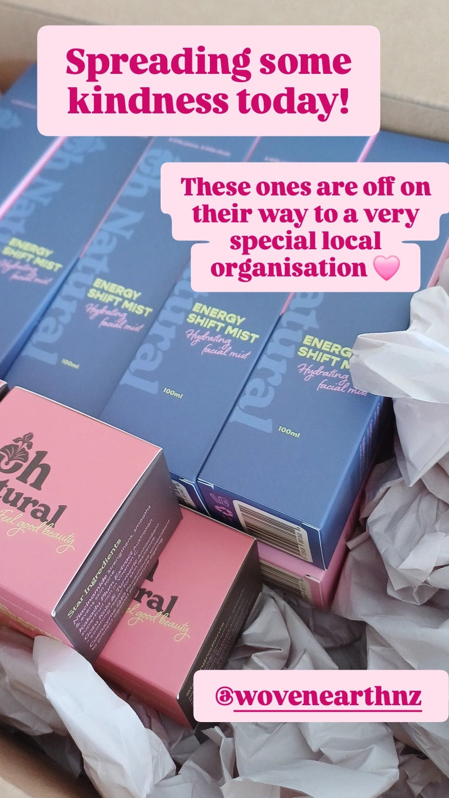 Oh Natural x Woven Earth Donation