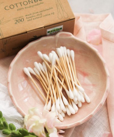 GO BAMBOO BIODEGRADABLE COTTON BUDS