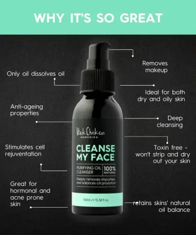 black chicken remedies cleanse my face oil cleanser