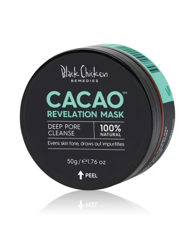 black chicken remedies cacao revelation mask