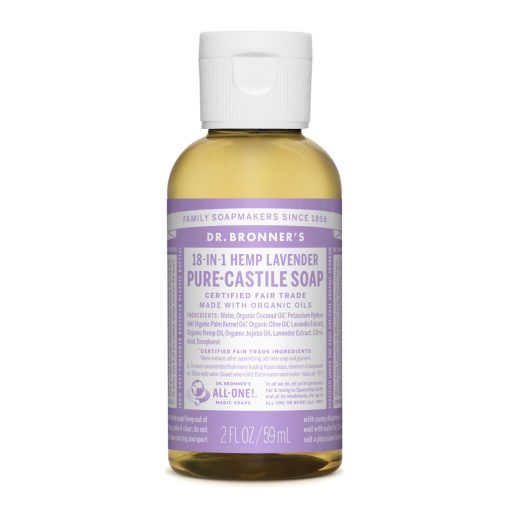 Dr Bronners 18-in-1 Pure Castile Soap - Lavender - 59ml bottle