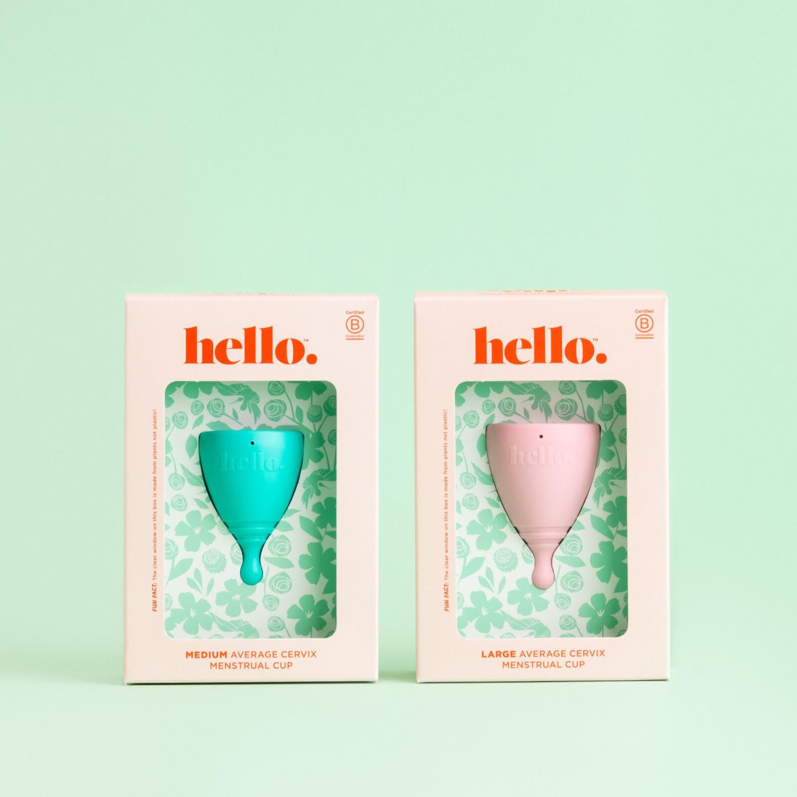 The Hello Cup Average Cervix Menstrual Cup