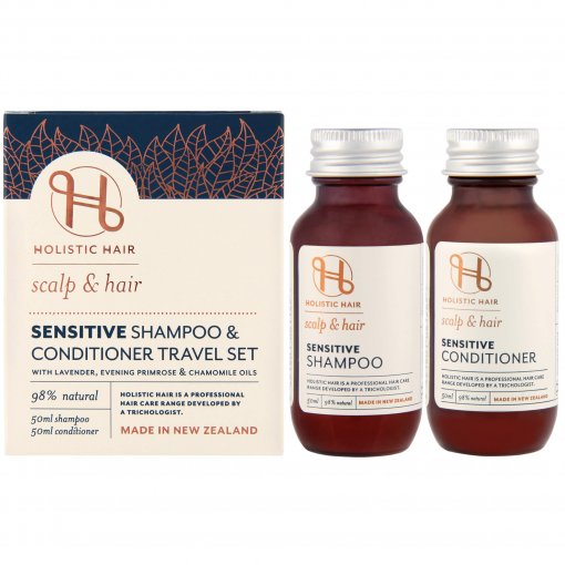 Holistic Hair Sensitive Shampoo & Conditioner Travel Set