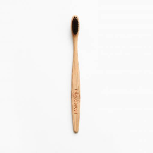 THE ECO BRUSH BAMBOO TOOTHBRUSH – CHARCOAL INFUSED