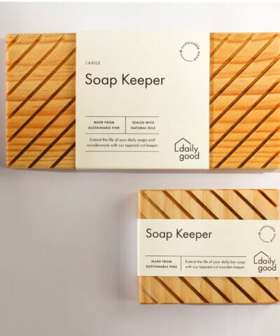 daily good small pine soap keeper