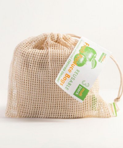 RETHINK REUSABLE PRODUCE BAGS – MULTI PACK OF 3
