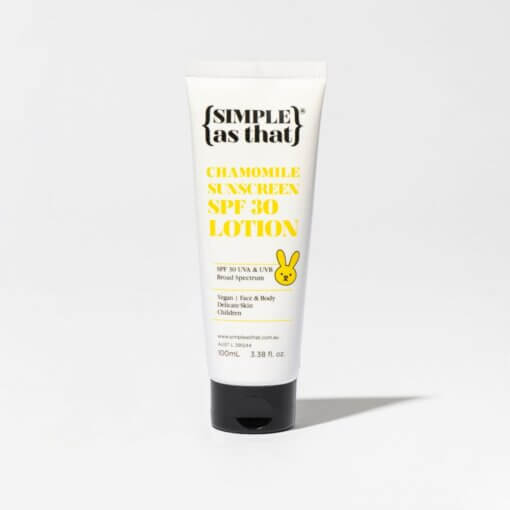 Simple as That Natural Chamomile Sunscreen SPF 30 - Kids & Sensitive Skin