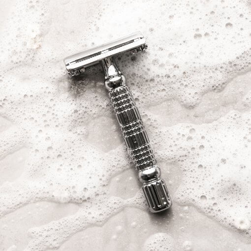 SUSTAINABLAH STAINLESS STEEL SAFETY RAZOR – CHARCOAL GREY