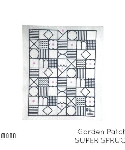 The Green Collective Biodegradable Dish Cloth - Super Spruce Garden Patch