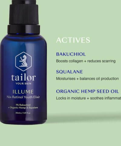 Tailor Skincare - Illume Serum Ingredients