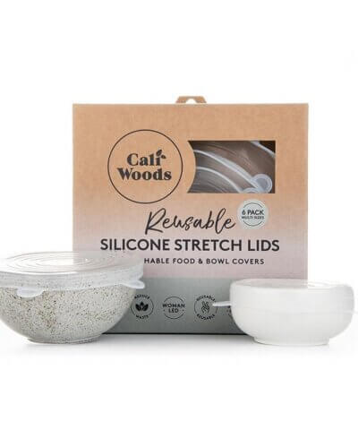 Caliwoods Silicone Stretch Lids - Pack of 6