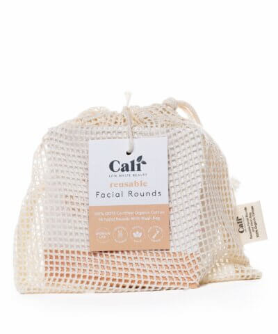 Caliwoods Reusable Organic Cotton Facial Round Wipes