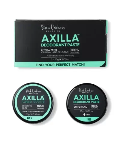 Black Chicken Remedies Axilla Deodorant Paste Twin Minis