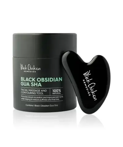Black Chicken Remedies Black Obsidian Gua Sha