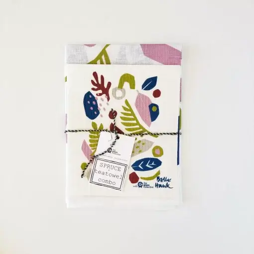 Green Collective Spring Set - Tea Towel + Spruce