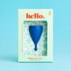 the hello cup high cervix medium blue